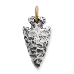 James Avery Artisan Jewelry Men's Pendants And Charms|Mixed Metal Pendants-Arrowhead Pendant
