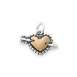 James Avery Artisan Jewelry Hearts And Love-Beaded Heart and Arrow Charm