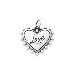 James Avery Artisan Jewelry Hearts And Love-Beaded Heart Love Charm