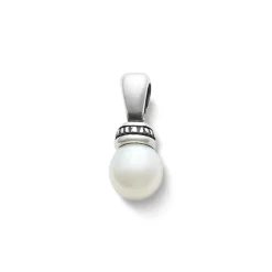 James Avery Artisan Jewelry Silver Pendants-Beaded Pendant with 6mm Cultured Pearl