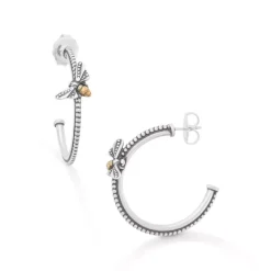 James Avery Artisan Jewelry Hoop Earrings-Bee Hoops