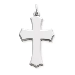 James Avery Artisan Jewelry Pendants|Men's Pendants And Charms-Beveled Clechee Cross Pendant