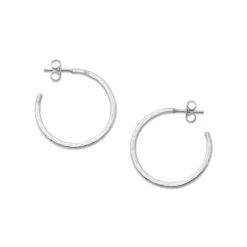 James Avery Artisan Jewelry Hoop Earrings|Men's Earrings-Classic Hammered Hoops