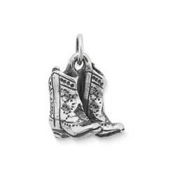James Avery Artisan Jewelry Country And State|Men's Pendants And Charms-Cowboy Boots Charm