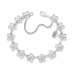 James Avery Artisan Jewelry Sterling Silver Bracelets-Daisy Charm Bracelet