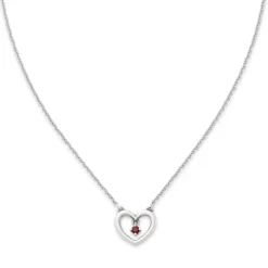 James Avery Artisan Jewelry Gemstone-Dancing Gemstone Heart Necklace