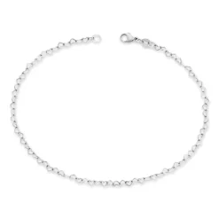 James Avery Artisan Jewelry Bracelets Under $75|Anklets-Delicate Connected Hearts Anklet
