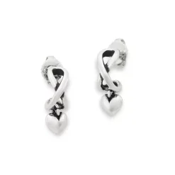 James Avery Artisan Jewelry Hoop Earrings-Delicate Infinite Love Hoops