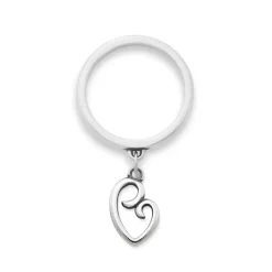 James Avery Artisan Jewelry Dangle Rings-Delicate Mother's Love Charm Dangle Ring