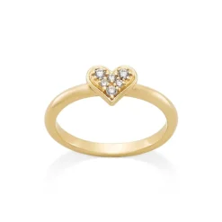 James Avery Artisan Jewelry Gemstone Rings-Delicate Pave Diamond Heart Ring