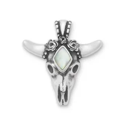 James Avery Artisan Jewelry Men's Pendants And Charms-Desert Rose Gemstone Pendant