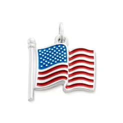 James Avery Artisan Jewelry Country And State|Enamel-Enamel American Flag Charm