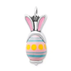 James Avery Artisan Jewelry Animals|Art Glass-Enamel Bunny Ears Art Glass Charm
