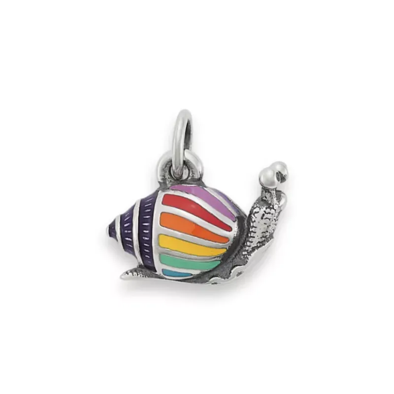 James Avery Artisan Jewelry Nature|Animals-Enamel Colorful Snail Charm