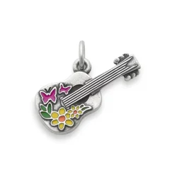 James Avery Artisan Jewelry Sports And Activities|School-Enamel Festive Guitar Charm