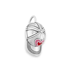 James Avery Artisan Jewelry Sports And Activities|Hearts And Love-Enamel Heart Ball Cap Charm