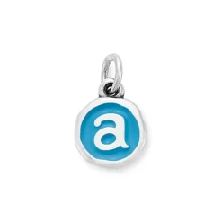 James Avery Artisan Jewelry Initials|Enamel-Enamel Initial Disc Charm