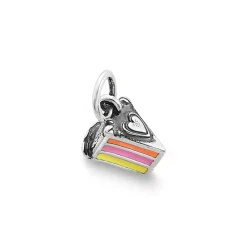 James Avery Artisan Jewelry Food And Drink|Enamel-Enamel Layer Cake Charm