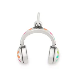 James Avery Artisan Jewelry Sports And Activities|Hearts And Love-Enamel Love My Headphones Charm