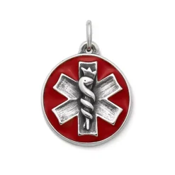 James Avery Artisan Jewelry Professions|Enamel-Enamel Medical Alert Charm