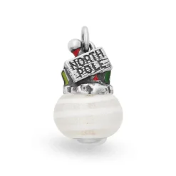 James Avery Artisan Jewelry Art Glass|Enamel-Enamel North Pole Art Glass Charm