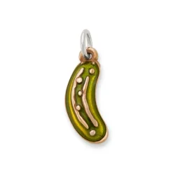 James Avery Artisan Jewelry Food And Drink|Enamel-Enamel Pickle Charm