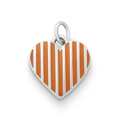 James Avery Artisan Jewelry Food And Drink|Hearts And Love-Enamel "Whataburger&reg;" Heart Charm