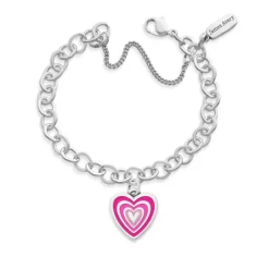 James Avery Artisan Jewelry Charm Bracelets-Enamel Radiant Heart Charm Bracelet