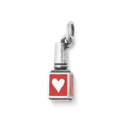 James Avery Artisan Jewelry Enamel-Enamel Red Nail Polish Charm