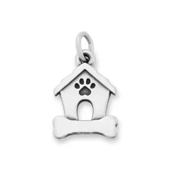 James Avery Artisan Jewelry Animals-Engravable Doghouse Charm