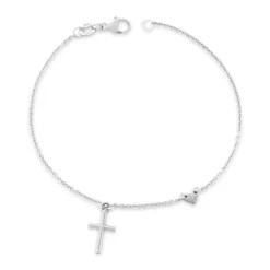 James Avery Artisan Jewelry Bracelets Under $75|Link Bracelets-Faith and Love Link Bracelet
