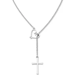 James Avery Artisan Jewelry Faith|Necklaces And Chains-Faith, Hope and Love Lariat Necklace