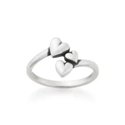 James Avery Artisan Jewelry Stackable Rings-Gathered Hearts Ring