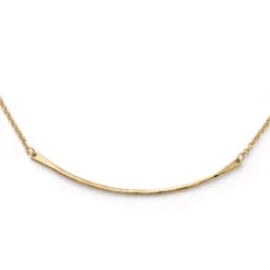 James Avery Artisan Jewelry Charm Holder-Hammered Crescent Changeable Charm Necklace
