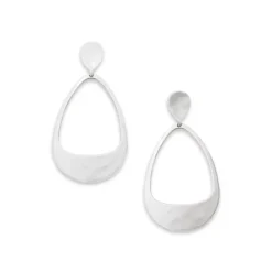 James Avery Artisan Jewelry Drop And Dangle Earrings-Hammered Open Drop Earrings