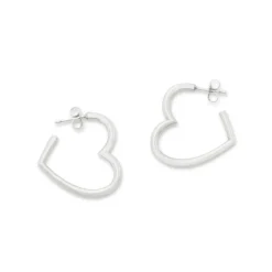 James Avery Artisan Jewelry Hoop Earrings-Heart Hoops