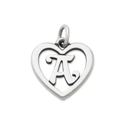 James Avery Artisan Jewelry Initials|Hearts And Love-Heart Script Initial Charm