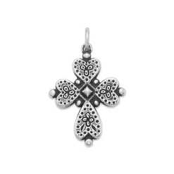 James Avery Artisan Jewelry Hearts And Love|Faith-Heart's Devotion Cross Charm