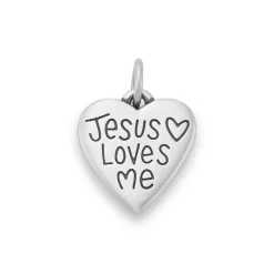 James Avery Artisan Jewelry Hearts And Love|Faith-Jesus Loves Me Charm