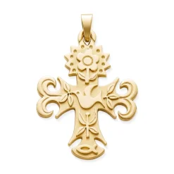 James Avery Artisan Jewelry Gold Pendants-La Primavera Cross