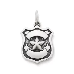 James Avery Artisan Jewelry Professions|Men's Pendants And Charms-Law Enforcement Badge Charm