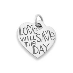 James Avery Artisan Jewelry Hearts And Love-Love Will Save the Day Heart Charm