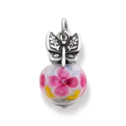 James Avery Artisan Jewelry Art Glass-Mariposa Art Glass Charm