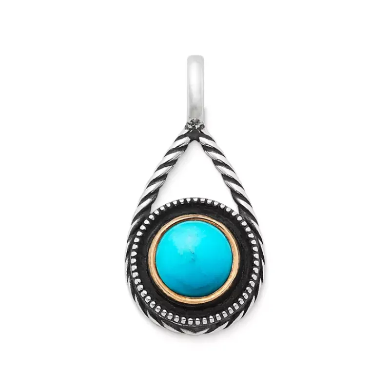 James Avery Artisan Jewelry Mixed Metal Pendants-Marjan Gemstone Pendant