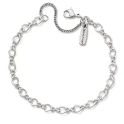 James Avery Artisan Jewelry Sterling Silver Bracelets-Medium Twist Charm Bracelet