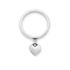 James Avery Artisan Jewelry Dangle Rings-Mini Heart Charm Dangle Ring