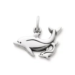James Avery Artisan Jewelry Animals-Mother and Baby Dolphin Charm