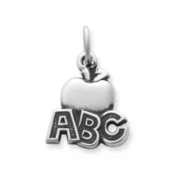 James Avery Artisan Jewelry School-"ABC" Apple Charm