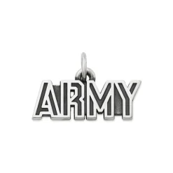 James Avery Artisan Jewelry Professions|Men's Pendants And Charms-"Army" Charm