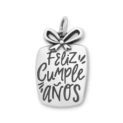 James Avery Artisan Jewelry Family And Friends-"Feliz Cumpleanos" Charm
